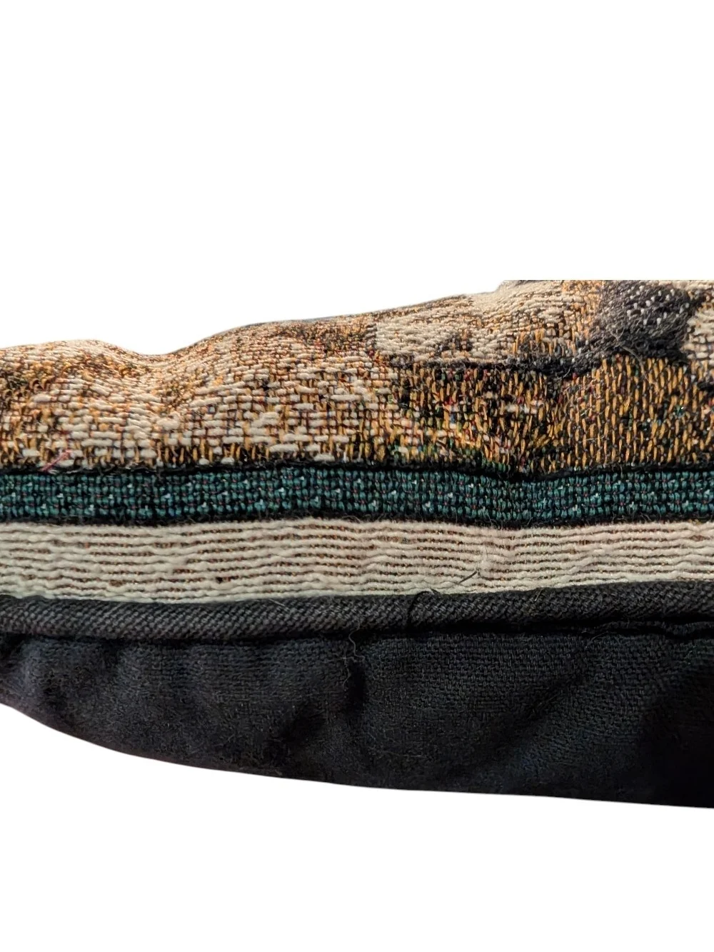 Decorative Cat Tapestry Throw Pillow - Brown Tabby
